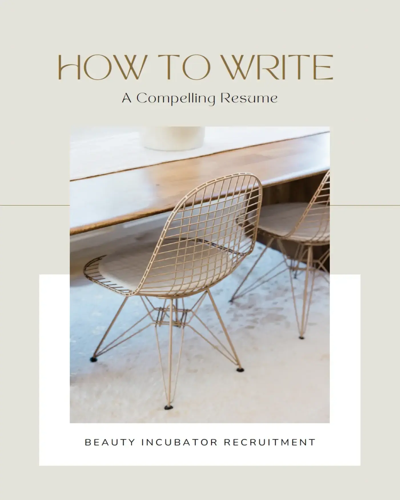 Resume guide for beauty and aesthetics job seekers